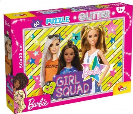 Lisciani Puzzle 60 Teile Barbie Glitter - Girl Squad!