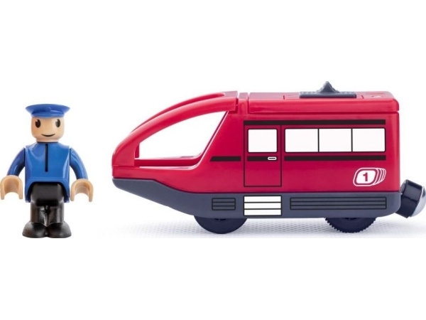 Woody Locomotive With A Battery-Operated Driver
