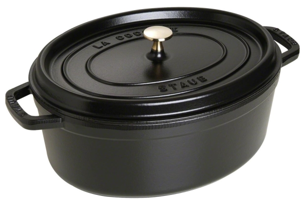 Staub 40509-322-0, 6,7 l, Svart, Gjutjärn, Emalj, Frankrike, 33 cm | Vitvaror - Vitvaror tillbehör - Ugnstillbehör | GameStuff