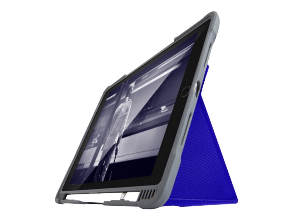 Stm Dux Plus C (Ipad 5/6Th Gen) - Black W/ Apple Pencil And Logitech Crayon Holder - Edu/Bulk