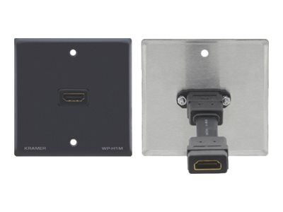Kramer Electronics Wp-H1m(Wp-Hdmi1m)/Eu/Gb(W), Hdmi, Europa, Vereinigtes Königreich, Wand, Weiß, 80 Mm, 40 Mm