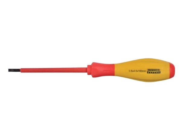 Modeco Insulated flat screwdriver 1000V 6.5x150mm - MN-10-554 | Verktyg & Verkstad - Skruvmejsel - Stjärnmejslar | GameStuff