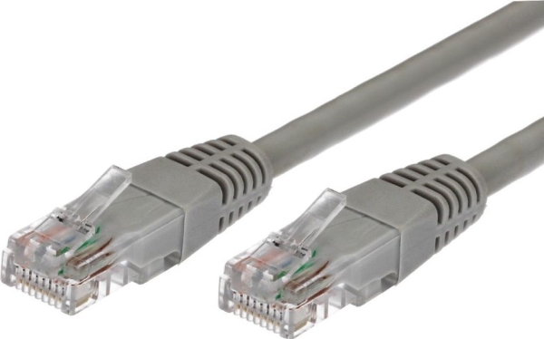 Kat. 5E Rj45 Utp Kupfer-Patchkabel 1,5M Grau