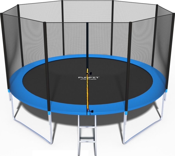 Funfit 844 havetrampolin med udendørs net 13,5 FT 404 cm