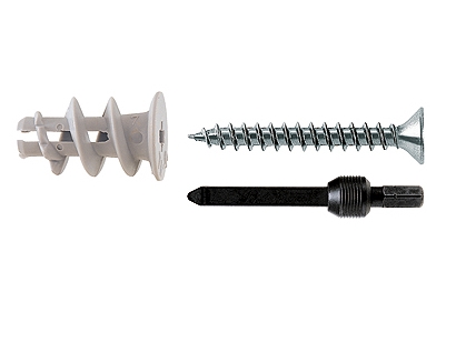 Fischer 52390, Väggplugg, Gipsskivor, Pozidriv, PZ2, 22 mm, 4,5 mm | Verktyg & Verkstad - Infästning - Råpluggar och pluggar | GameStuff