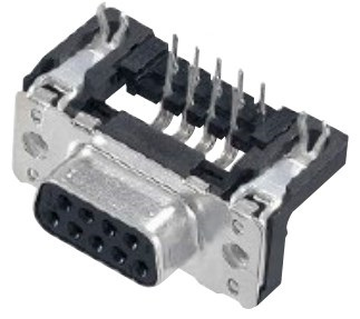Harting 09 66 352 7613, D-Sub Sv, Schwarz, Edelstahl, Buchse, Abgewinkelt, Stahl, Thermoplastisches Harz, Kupfer