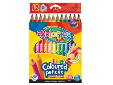 Crayons 12 Colors Kids Triangular 17,5Cm