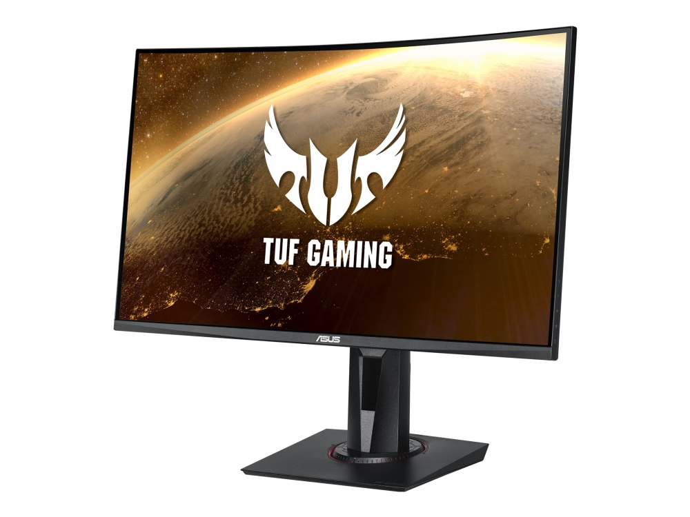 Asus Tuf Gaming Vg27vq Led Skarm Spel Böjd 27  " 1920 X 1080 Full Hd 1080p @ 165 Hz Va 400 Cd/m² 3000:1 Hdr10 1 Ms Hdmi Dvi D