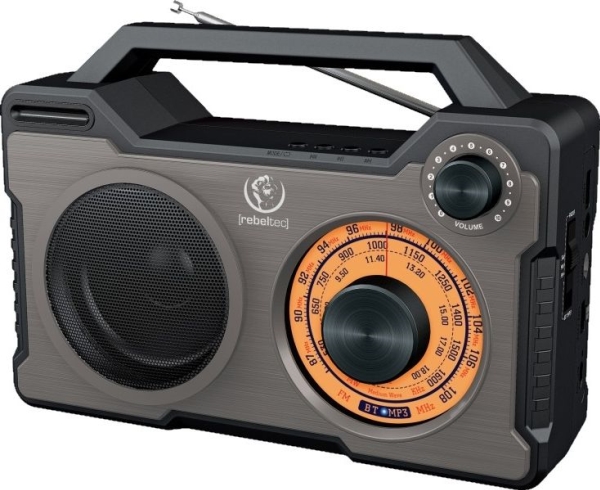 Rebeltec Rodos Tragbarer Bluetooth-Lautsprecher Fm-Radio 10W Rms