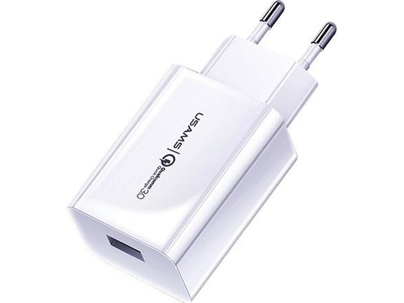 Usams Ladegerät Cc83tc01 1X Usb-A 3 A (63925-Uniw)