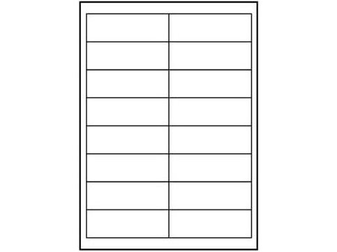 Logotypetiketter A4, matt vit, 10 st. | Papper & Emballage - Taggar - Flera etiketter | GameStuff