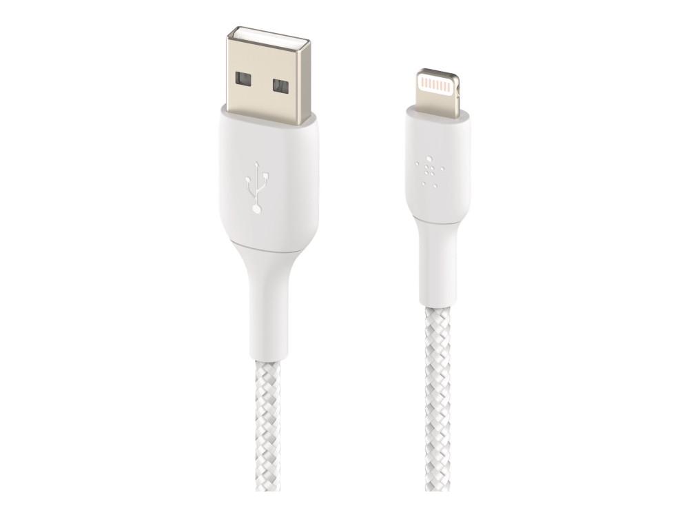 Belkin Boostcharge - Lightning-Kabel - Lightning Han Til Usb Han - 2 M - Hvid