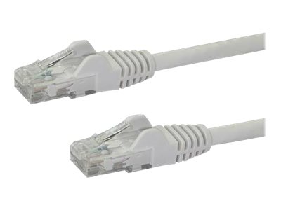 Startech.Com 10M Cat6 Ethernet Kabel, 10 Gigabit Snagless Rj45 650Mhz 100W Poe Patch Cord, Cat 6 10Gbe Utp Netzwerkkabel W/Strain Relief, Weiß, Fluke