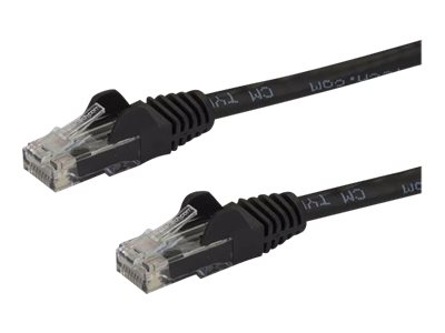 Startech.Com 1M Cat6 Snagless Gigabit Utp Netzwerkkabel - Cat 6 Rj45 Netzwerkkabel Mit Knickschutz - Schwarz, 1 M, Cat6, U/Utp (Utp), Rj-45, Rj-45, S