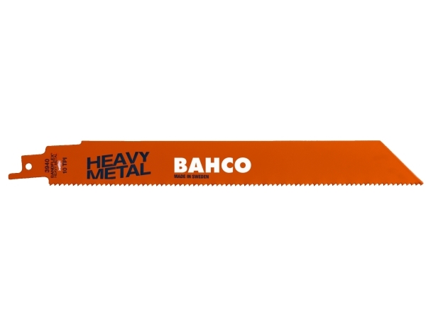 Bahco 3940-228-10-ST-5P, Sticksågsblad, Metall, Snabbstål (HSS), Orange, 1,3 mm, 22,8 cm