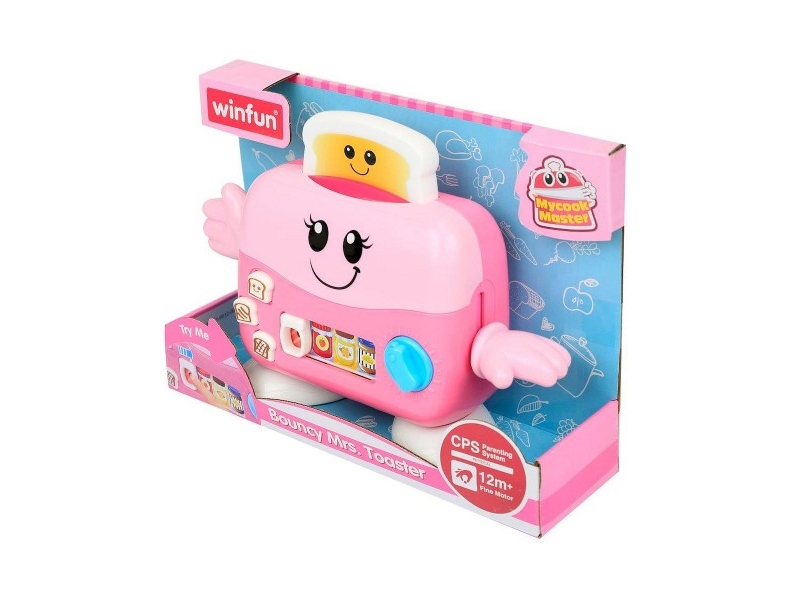 Smily Cheerful Pink Toaster