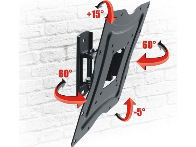 Opticum Vægbeslag Ax Flexi Slim 13'' - 42''