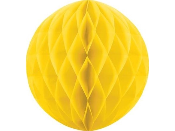 Gelber Seidenpapierball, 30 Cm