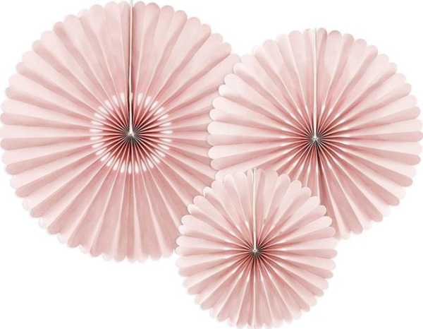 Partydeco Rosetten, Dekoration, Rose, Universal, Wand, 430 Mm, 430 Mm