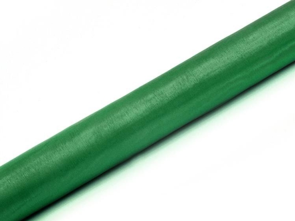 Dunkelgrüner Organza