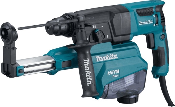 Makita Hammer Drill Sds-Plus With Forging Option 800W 2.2J + Odsuction Hr2652
