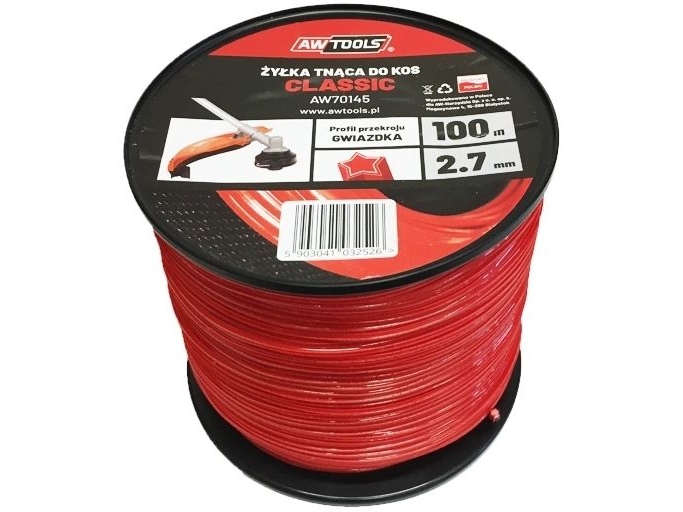 AW-Tools AWTools Fiskesnøre CLASSIC 2,4x100m rund (AW70138)
