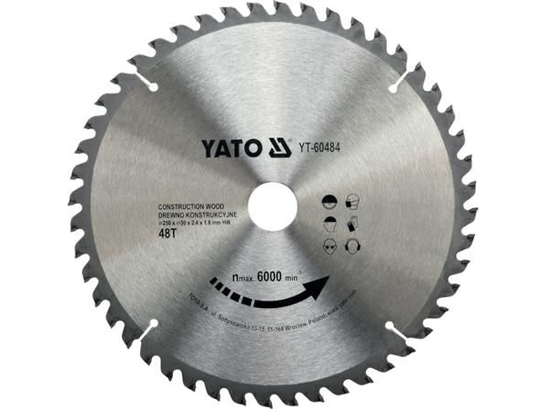 YATO cirkelsågklinga WIDIA 250*48*30 60484... | Cirkelsåg | GameStuff