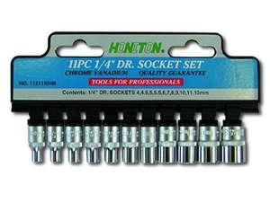 Honiton Steckschlüsselsatz 6-Kant 1/4" 4-13 Mm 11-Tlg. (H1111)