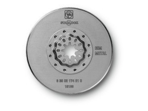 FEIN 63502174210, Savklinge, Glasfiber forstærket plastik, Plast, Spartel, Metalplader, Træ, Bimetal, Høj-hastighed stål (HSS), 8,5 cm, 1 stk
