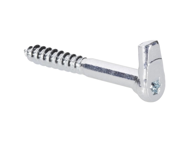 Toolcraft 890692, Skruv, Galvaniserat stål, Krokhuvud, 5 cm, 10 styck | Verktyg & Verkstad - Infästning - Övriga Infästning | GameStuff