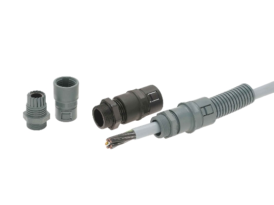 Helukabel 903467, Grau, Polyamid, 1 Stück(E), M16x1.5, Ip65, -25 - 100 °C