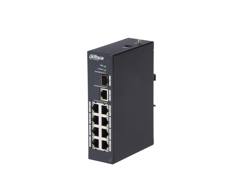 Dahua Technology Pfs3110-8Et-96-V2, Unmanaged, Fast Ethernet (10/100), Power Over Ethernet (Poe), 10U