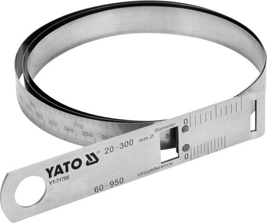 Målebånd til diameter og omkreds YATO