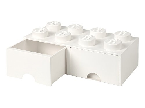 Room Copenhagen Lego Brick Skuff 8, Hvid - Rc40061735