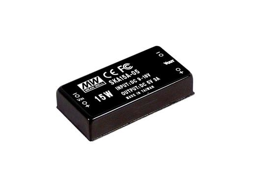 Mean Well Ska15c-15, 36 - 72 V, 15 W, 15 V, 1 A, Rohs, 50,8 Mm