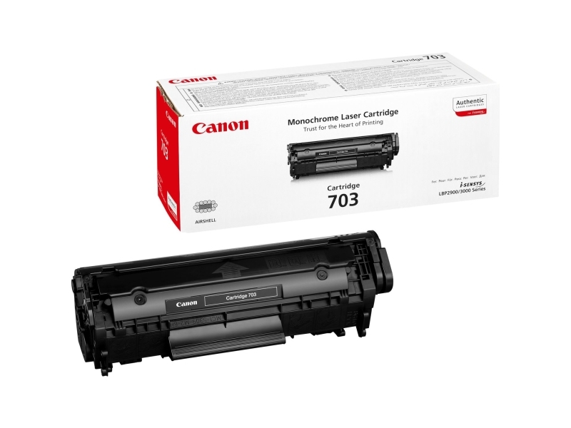 Canon 703 - Sort - original - tonerpatron - for i-SENSYS LBP2900, LBP2900B, LBP3000  Laser Shot LBP-2900, 3000