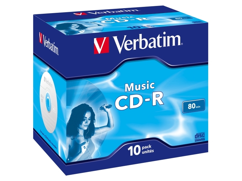 Verbatim Live It! - 10 x CD-R (80 min) 16x - cd-boks