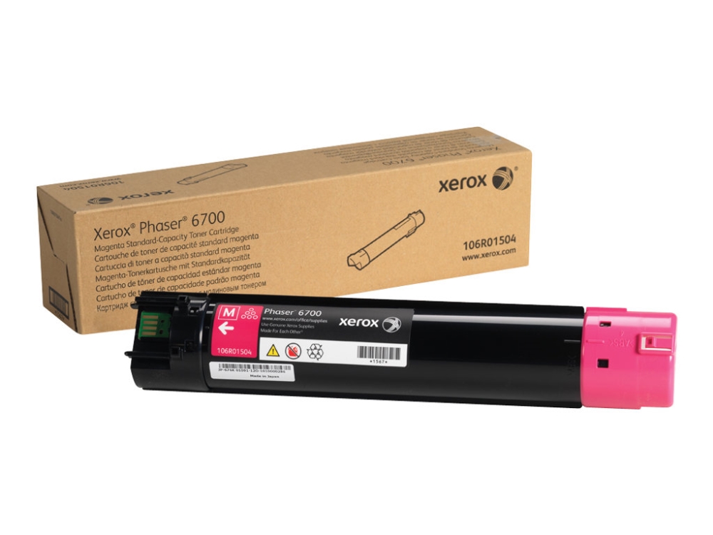 Xerox - Magenta - Original - Tonerpatron - For Phaser 6700Dn, 6700Dt, 6700Dx, 6700N, 6700V_Dnc