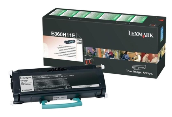 Lexmark - Højtydende - sort - original - tonerpatron - for Lexmark E360d, E360dn, E360dt, E360dtn, E460dn, E460dtn, E460dtw, E460dw