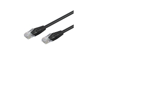 Goobay Cat 5-1500 Utp Black 15M, 15 M, Sort
