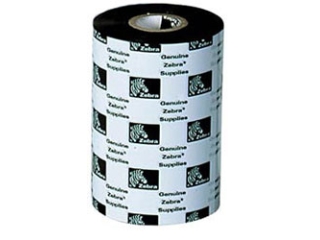 Zebra 5555 Wax/Resin, 30 M, 11 Cm, 10 Stück(E), Schwarz, Wachs, 1,27 Cm