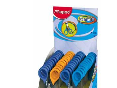 Saks Maped Sensoft, symmetrisk, 13 cm | Kontorsmaterial - Skärverktyg - Sax | GameStuff