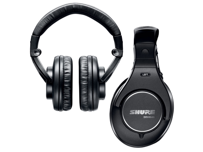 Shure Srh840, Kabelgebunden, 5 - 25 Hz, 317,5 G, Kopfhörer, Schwarz