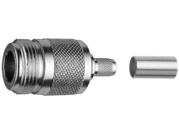 Telegärtner N Straight Jack Crimp G1 (Rg-58C/U) Solder/Crimp