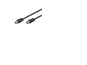 Goobay 20M Koaxialkabel, 20 M, M, Fm, Sortieren