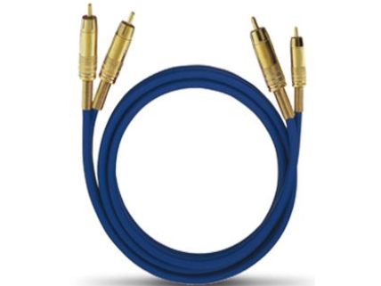 Oehlbach 2035, 2 X Rca, Männlich, 2 X Rca, Männlich, 2 M, Blau