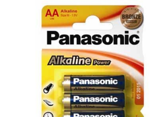 Panasonic 1x4 LR6APB, Engangsbatteri, Alkaline, 1,5 V, Blå, Guld, 14,5 mm, 14,5 mm