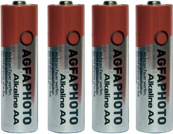 Agfaphoto - Batteri 4 X Aa Type - Alkalisk