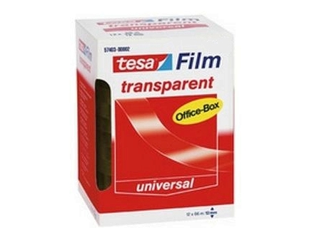 Tesa 57406-00002-01, 66 M, Transparent, Stark, 19 Mm, 8 Stück(E)