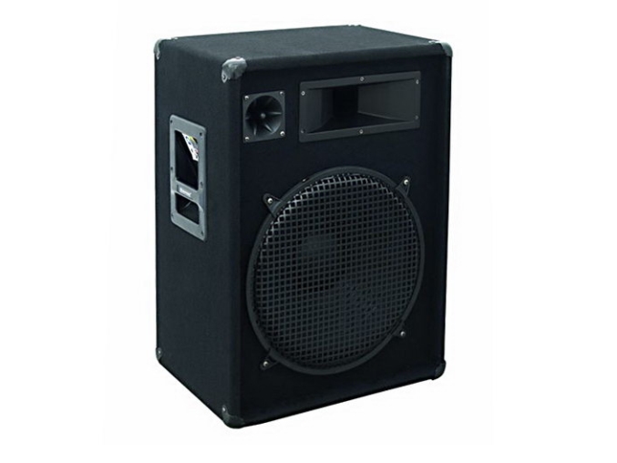 Omnitronic Dx-1522, 1.0 Kanäle, 400 W, 30 - 18000 Hz, 8 Ohm, Schwarz